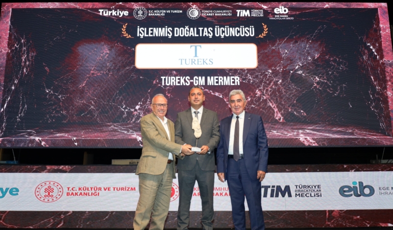 Ege Maden İhracatçıları Birliği Törenlerinde Tureks Dört Ayrı Ödül Kazandı