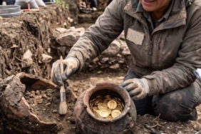 Almanya'da Bulunan 1900 Yıllık 934 Roma Gümüş Sikkesi Müzede Sergileniyor