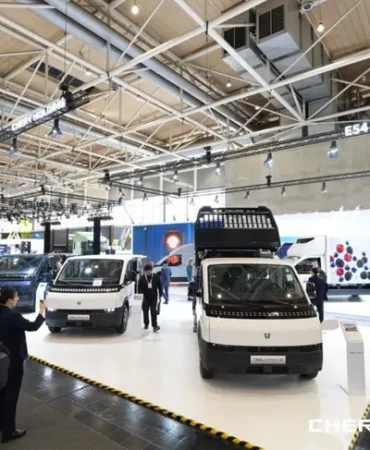 Chery Ticari Araç Grubu Hannover Fuarında Yeni Nesil Elektrikli Modellerini Tanıttı