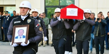 Pursaklar'da Şehit Düşen Polis Memuru Ahmet Türkoğlu İçin Ankara Emniyetinde Tören Yapıldı